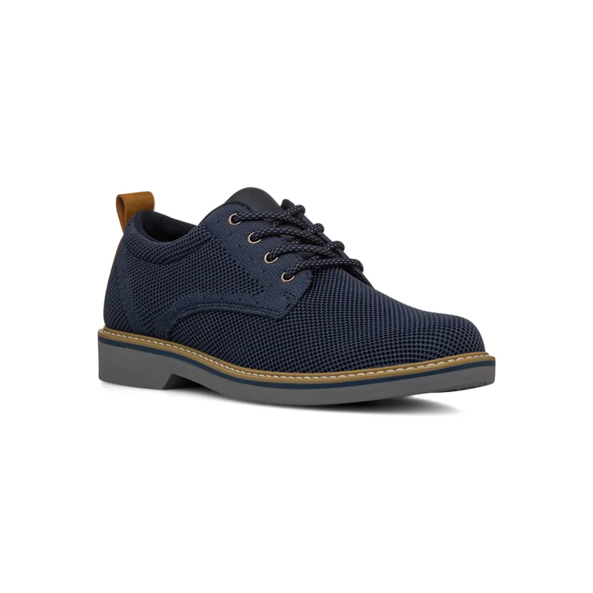 Scarpe stringate da uomo in tessuto blu mesh con allacciatura derby Riflessi Urbani