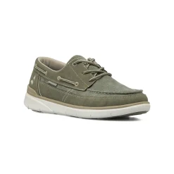 Scarpe stringate da Uomo Khaki effetto scamosciato Navigare