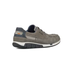 Scarpe Uomo effetto Scamosciato Grigio con suola flessibile e lacci sportivi Glams
