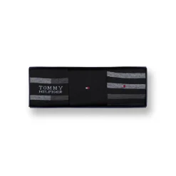 Set regalo 3 paia di Calzini lunghi Uomo neri Tommy Hilfiger