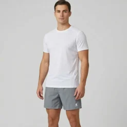 Shorts da running da uomo grigi con elastico in vita GymRun
