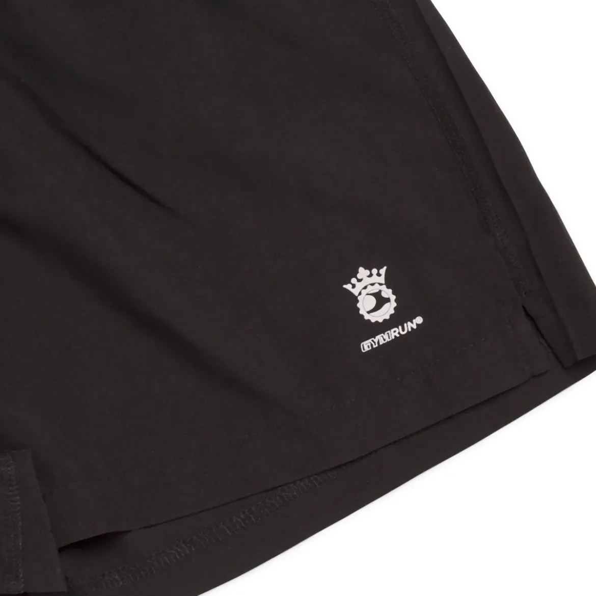 Shorts da running donna neri con dettagli riflettenti GymRun