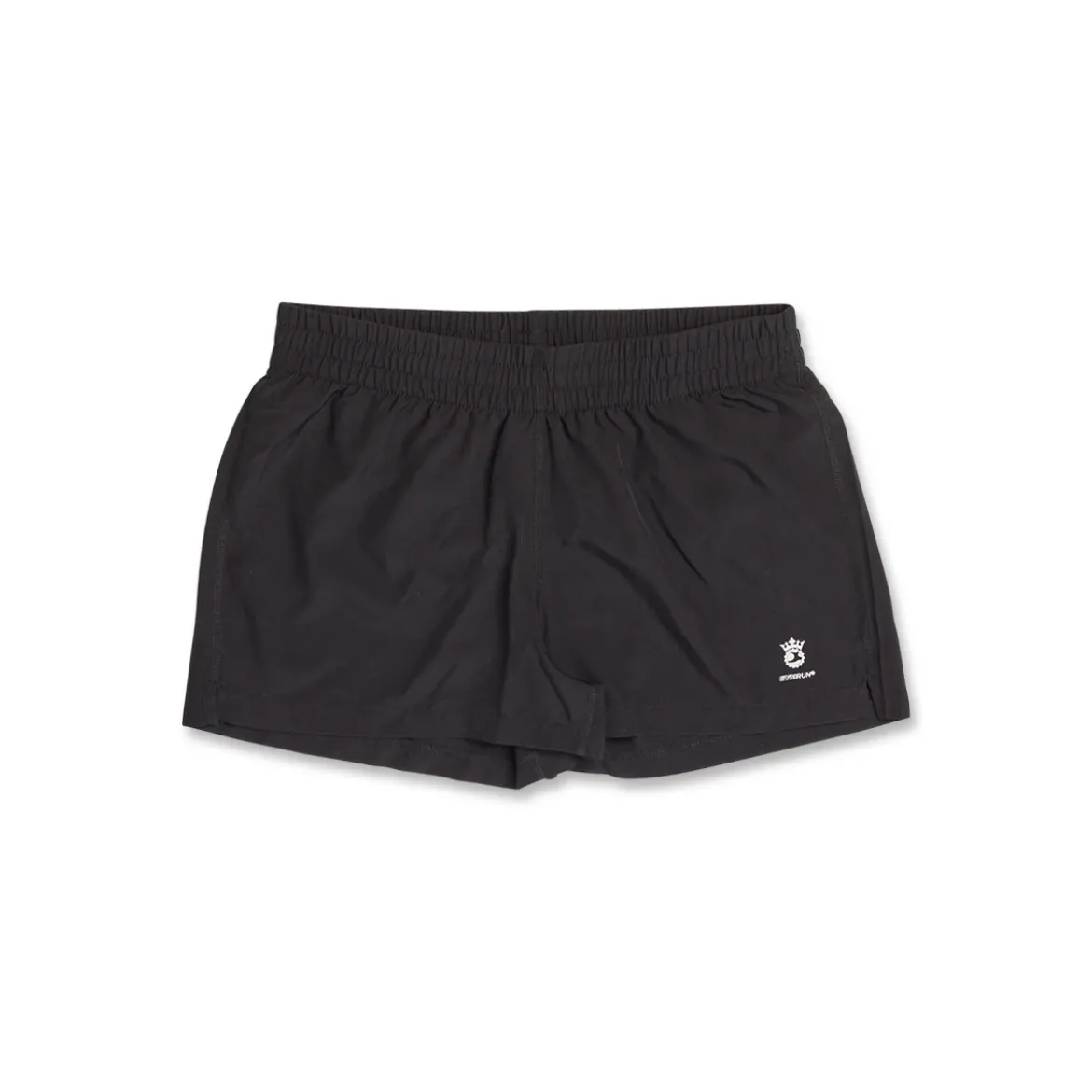 Shorts da running donna neri con dettagli riflettenti GymRun