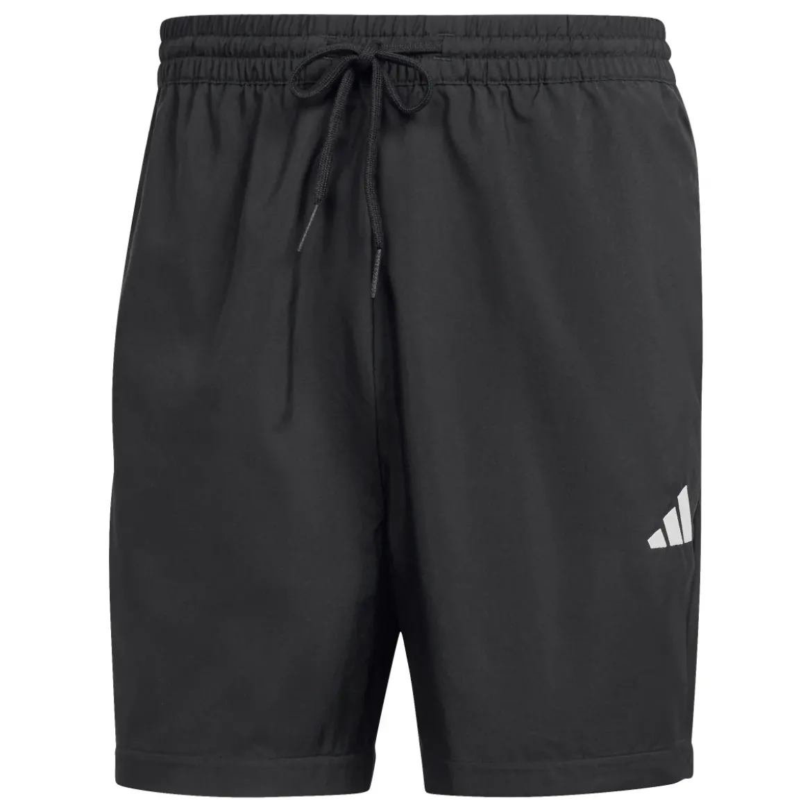 Shorts neri da Uomo sportivi con logo e vita elastica adidas