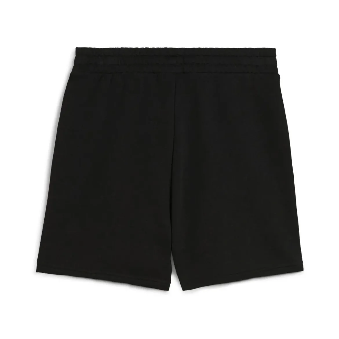 Shorts sportivi donna neri con logo bianco e tasche laterali Puma