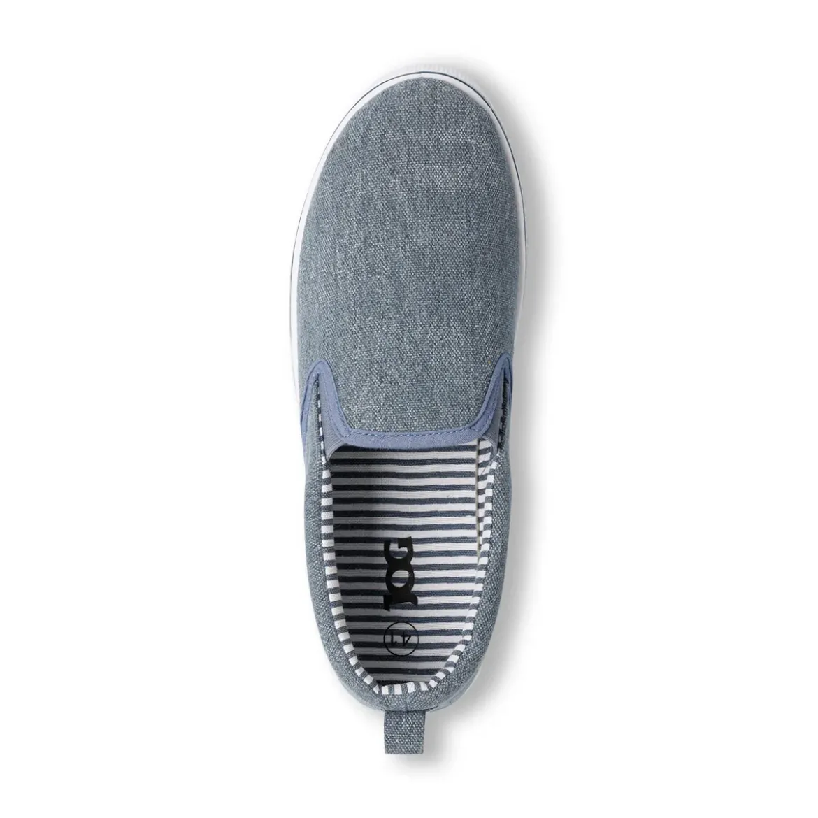 Slip-on denim da uomo in denim blu Jog
