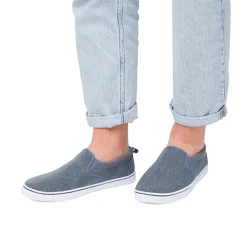 Slip-on denim da uomo in denim blu Jog