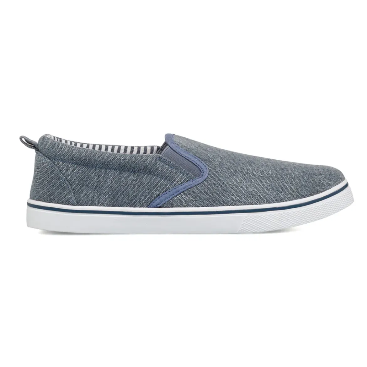 Slip-on denim da uomo in denim blu Jog