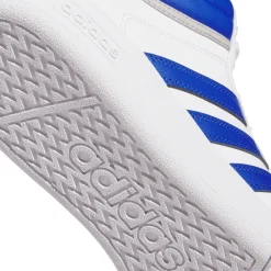 Sneakers alte bianche con inserti blu da Uomo adidas Hoops 4.0