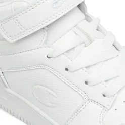 Sneakers alte bianche da bambino con chiusura a strappo Champion 2.0 Mid