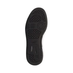 Sneakers alte bianche, rosse e nere da ragazzo Puma Rebound V6 Mid Jr