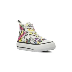 Sneakers Alte da Bambina Bianche con suola Platform Dimensione Danza