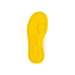 Sneakers alte da bambino nere con dettagli gialli Champion