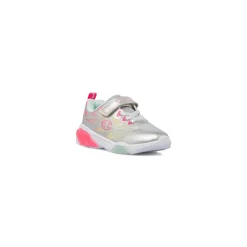 Sneakers argento con luci da Bambina Primi Passi Champion