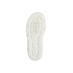 Sneakers argento da Bambina con chiusura a strappo e suola traspirante Geox
