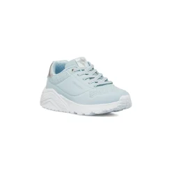 Sneakers azzurre da bambina in Memory Foam Skechers Uno Lite