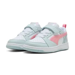 Sneakers azzurre e rosa da Bambina con strappo Puma Rebound V6