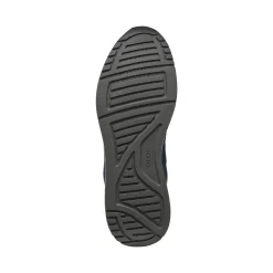 Sneakers azzurre Uomo con suola traspirante effetto scamosciato Geox
