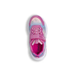 Sneakers Bambina fucsia con stampa stelle e luci nella suola Dieci Baci