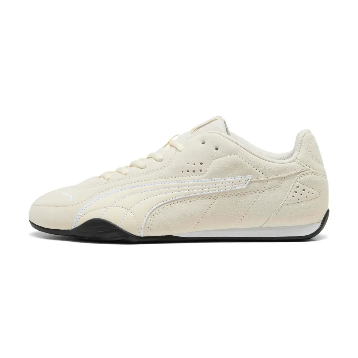 Sneakers Basse da Donna beige effetto scamosciato Puma