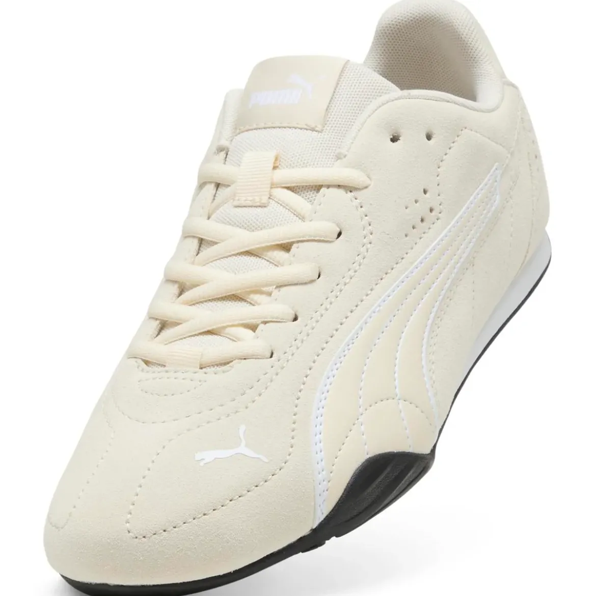 Sneakers Basse da Donna beige effetto scamosciato Puma