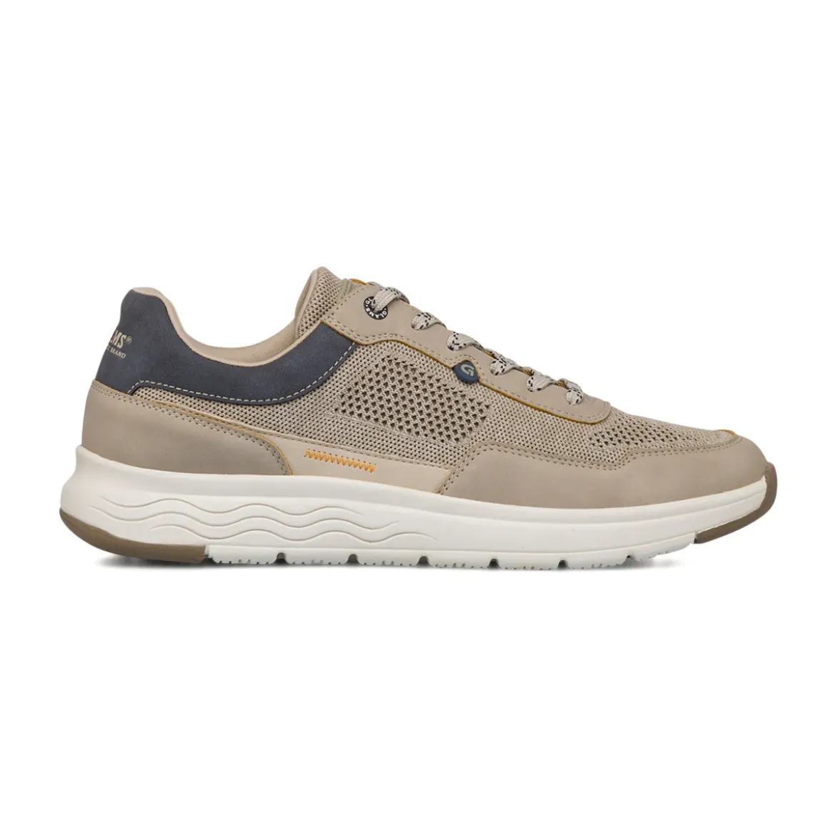 Sneakers beige in tessuto mesh da Uomo Glams