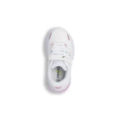 Sneakers bianche Bambina con grafiche colorate e strappo Primigi