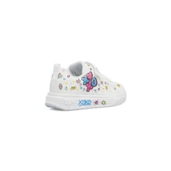 Sneakers Bianche Bambina con grafiche pop colorate e borchie Primigi