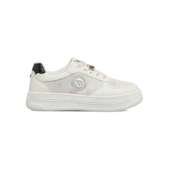 Sneakers Bianche Bambina con dettagli iridescenti Dimensione Danza