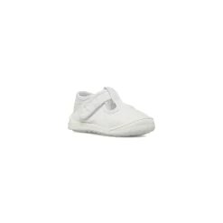 Sneakers Bianche Bambina effetto pizzo e chiusura a strappo Chicco