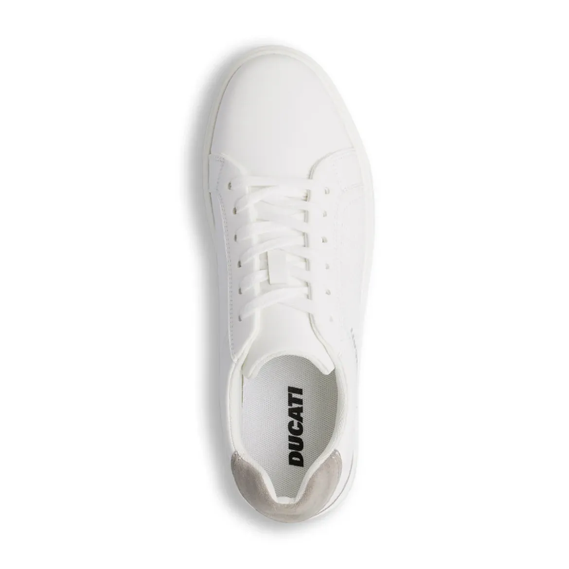 Sneakers bianche con dettagli grigi da Uomo Ducati