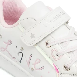 Sneakers Bianche da Bambina con dettagli LOVE Lumberjack