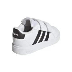 Sneakers bianche da Bambino adidas Grand Court 2.0 con strappo
