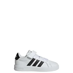 Sneakers bianche da Bambino con logo nero adidas Grand Court 3.0