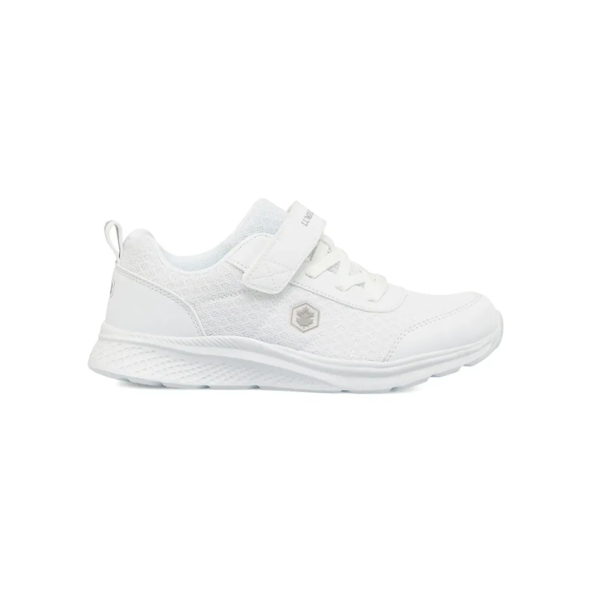 Sneakers Bianche da Bambino con chiusura a strappo Lumberjack