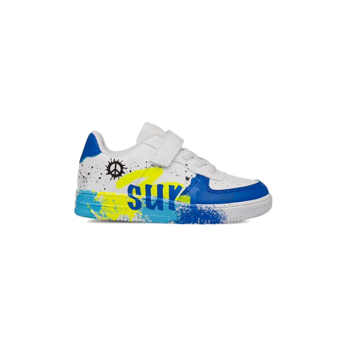 Sneakers Bianche da Bambino e Ragazzo con strappo in velcro Space Boy