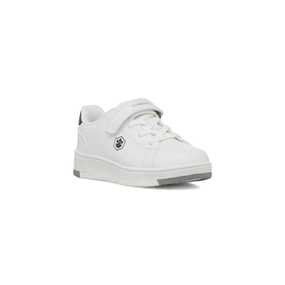 Sneakers bianche da Bambino Lumberjack con chiusura a strappo