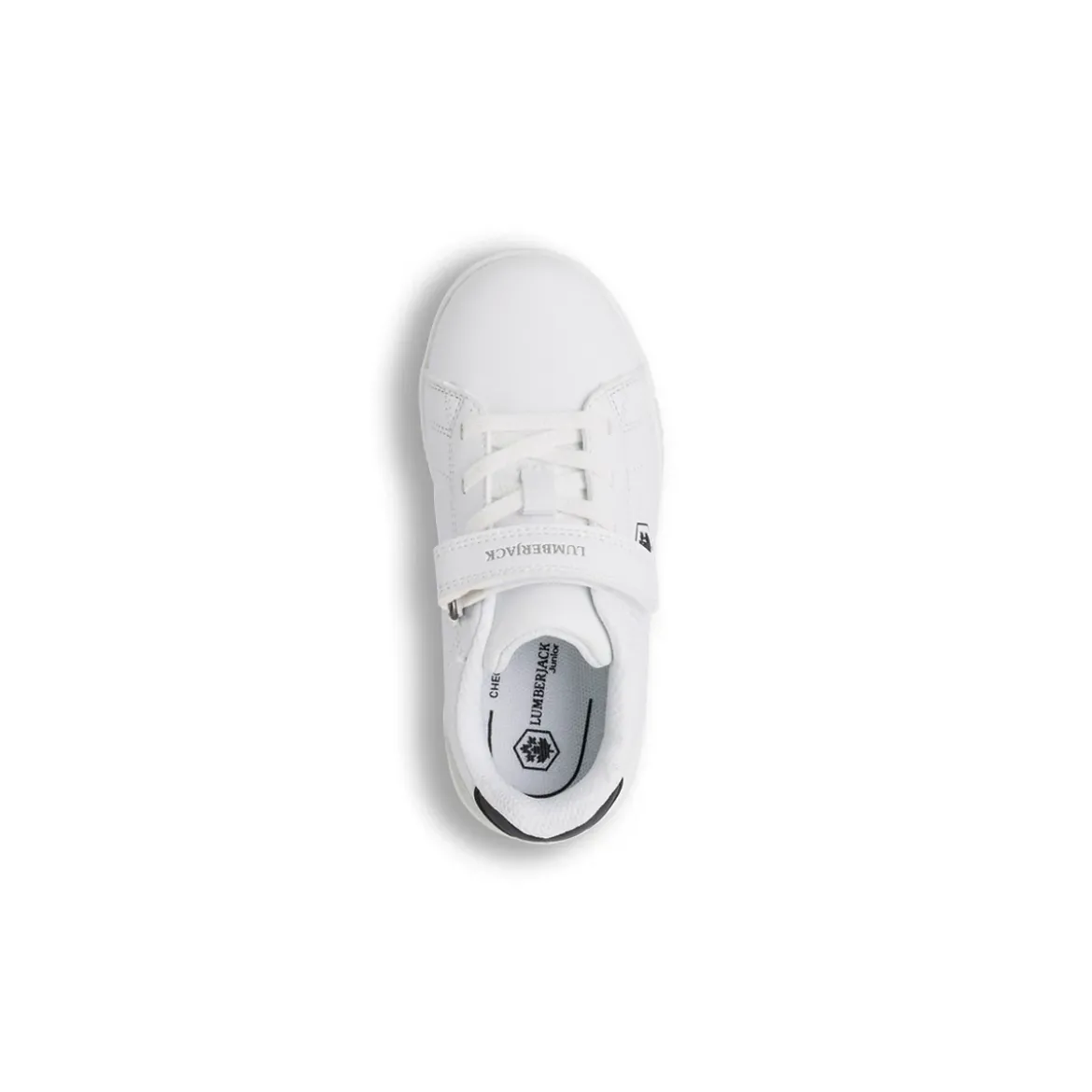Sneakers bianche da Bambino Lumberjack con chiusura a strappo