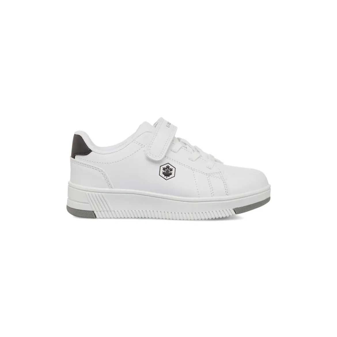 Sneakers bianche da Bambino Lumberjack con chiusura a strappo