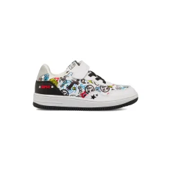 Sneakers bianche da Bambino Space Boy con stampe
