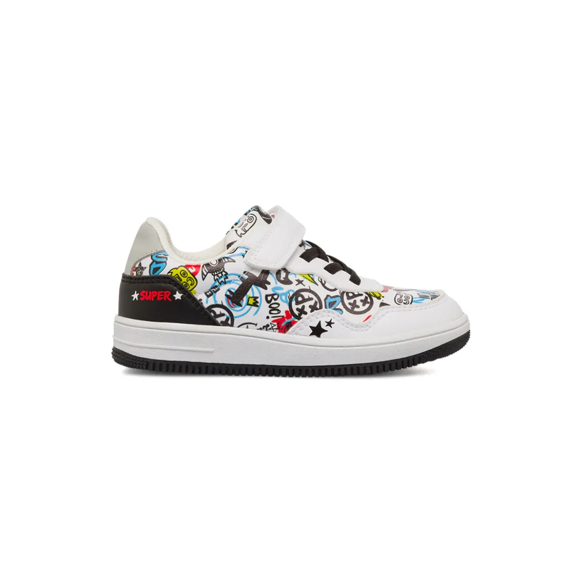 Sneakers bianche da Bambino Space Boy con stampe