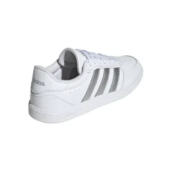 Sneakers bianche da Donna con dettagli argento adidas BREAKNET SLEEK