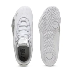 Sneakers bianche da Donna con dettagli argento laminato Puma