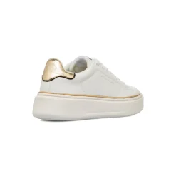 Sneakers bianche da Donna con dettagli oro Swish Jeans
