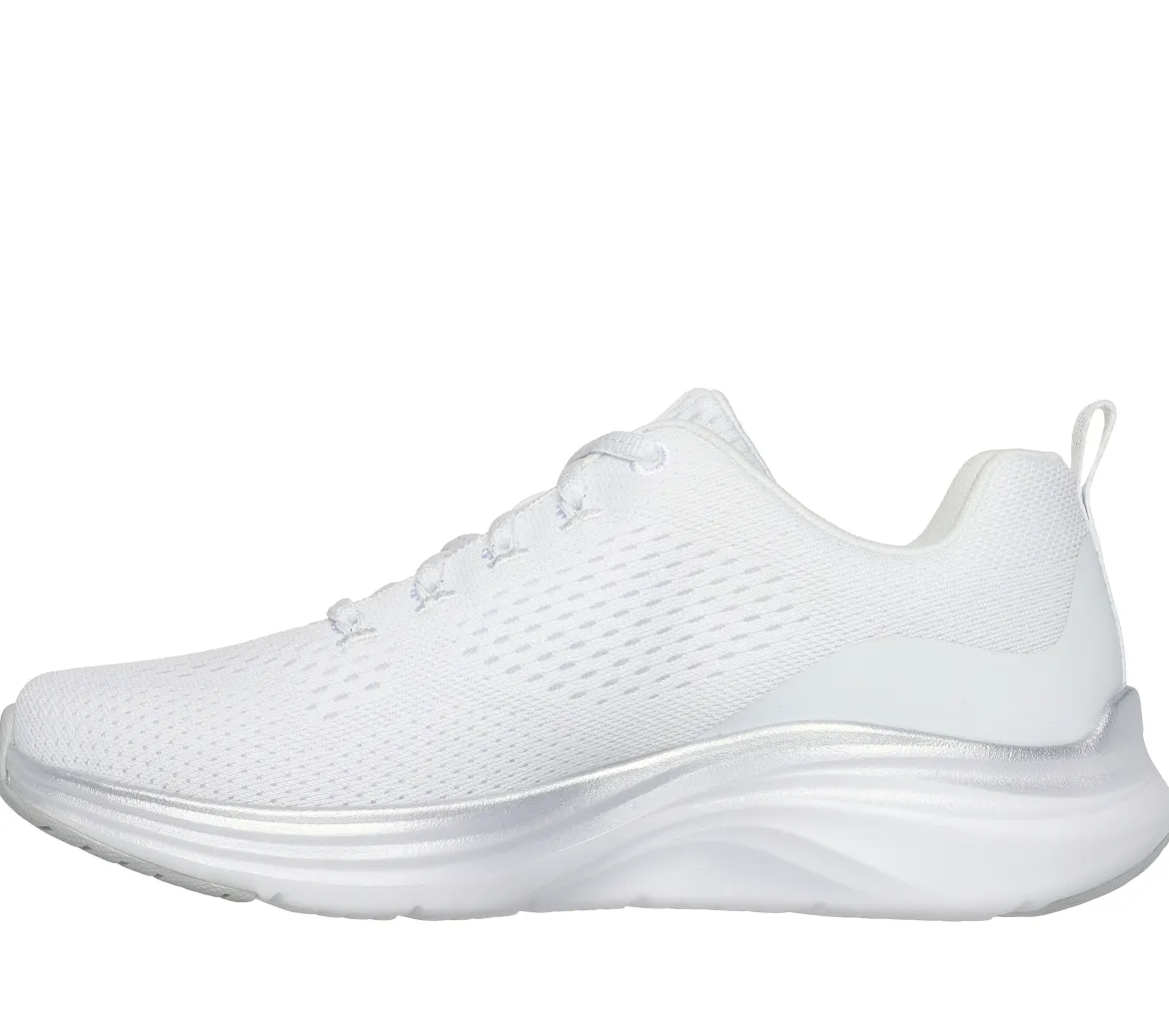 Sneakers bianche da donna con ammortizzazione Vapor Foam ultraleggera Skechers Midnight Glimmer