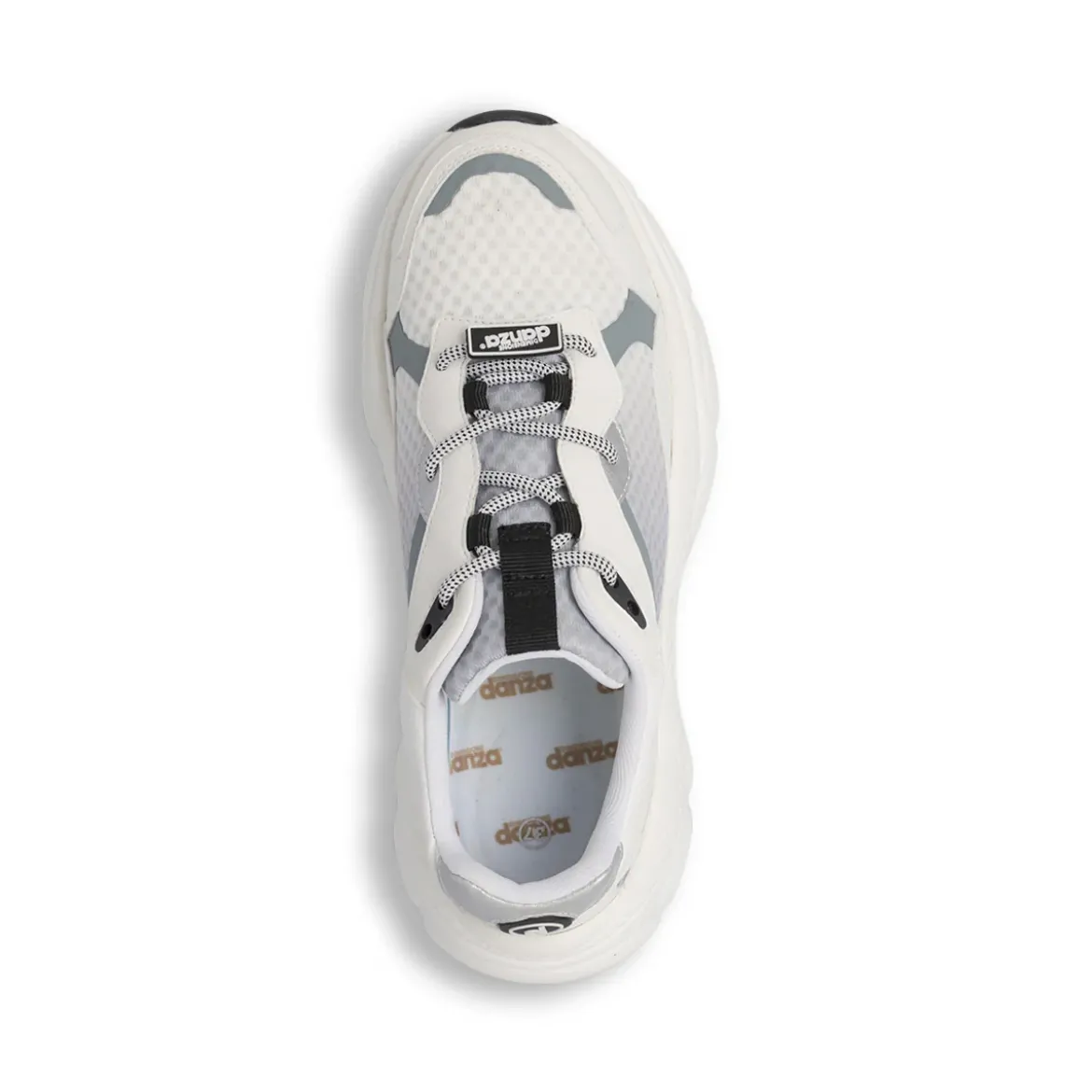 Sneakers bianche da Donna con inserti in mesh Dimensione Danza