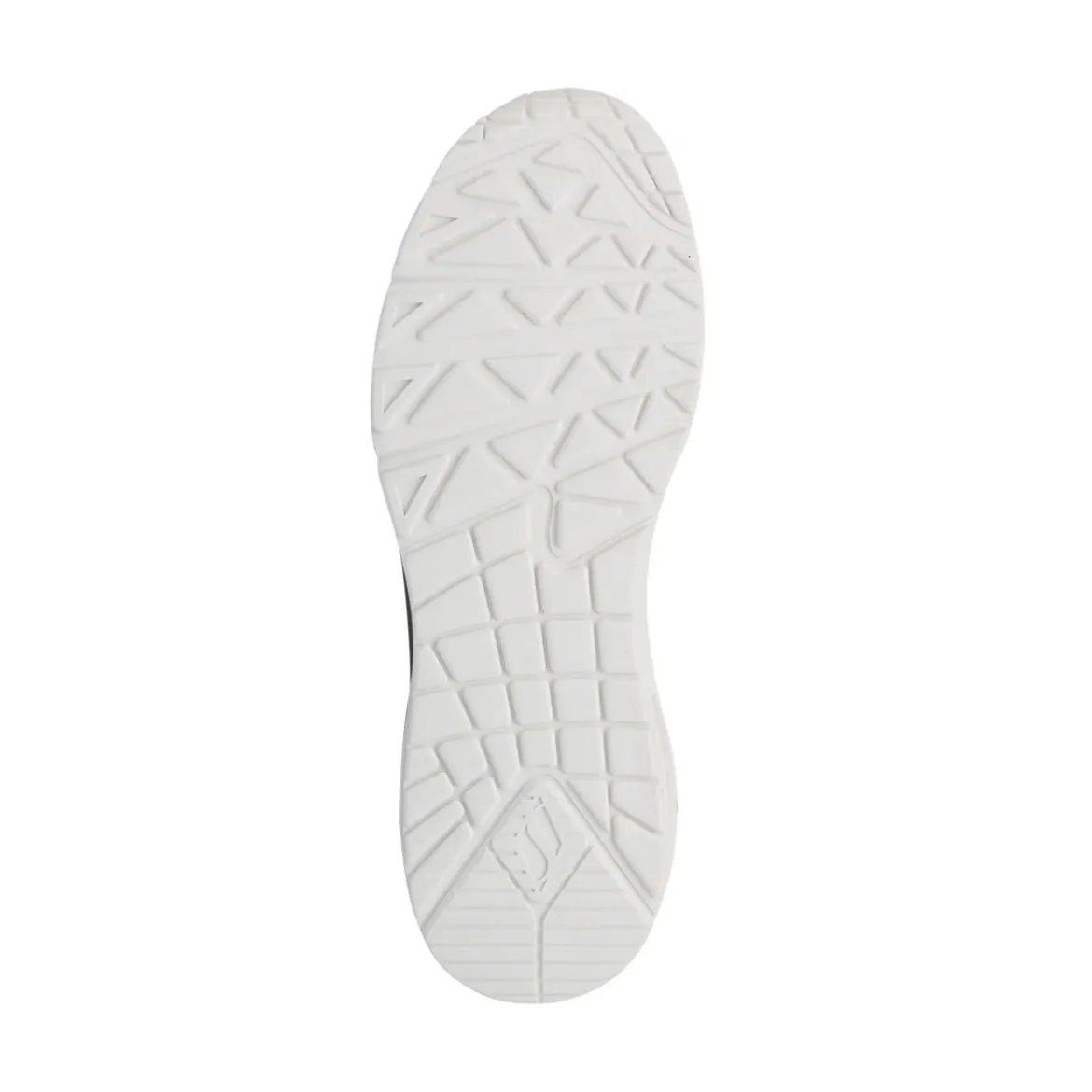 Sneakers bianche da Donna in memory foam Skechers Uno Wedge