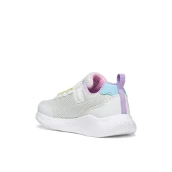 Sneakers bianche da Ragazza in mesh con suola traspirante Geox