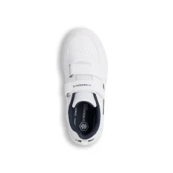 Sneakers bianche da ragazzo con logo laterale Lumberjack Finster GS