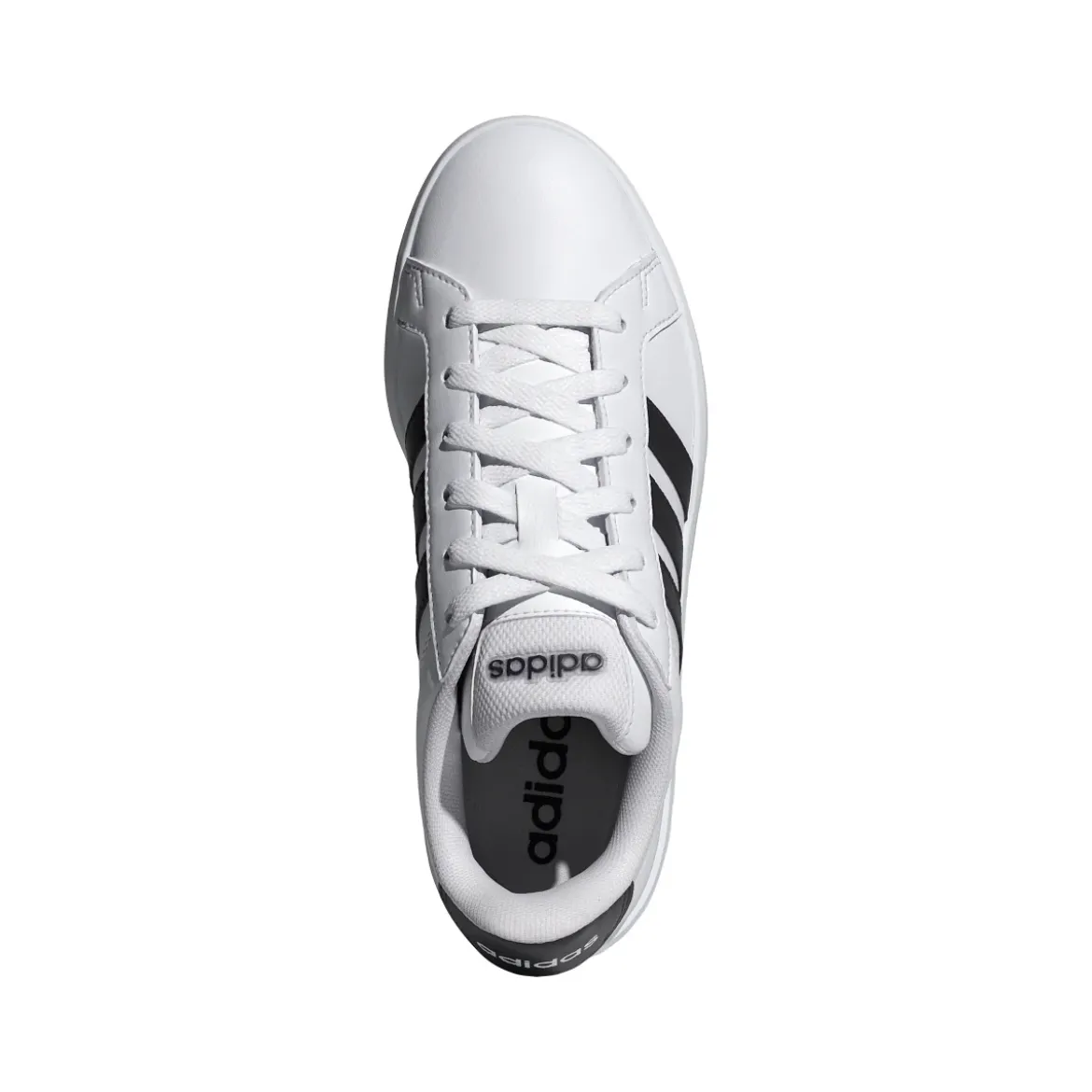 Sneakers bianche da Ragazzo con inserti neri adidas GRAND COURT 3.0